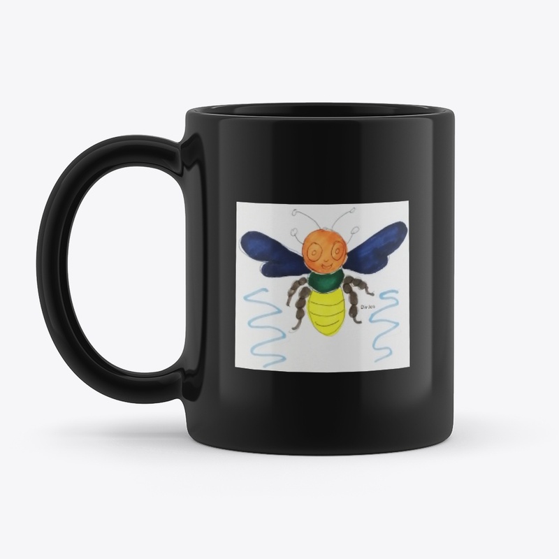 Div Jen Black Mug