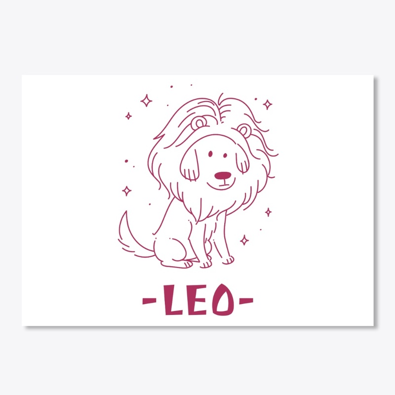 Leo Zodiac Sign Dog