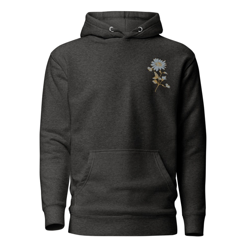 Elegant Embroidered Hoodie T-Shirt
