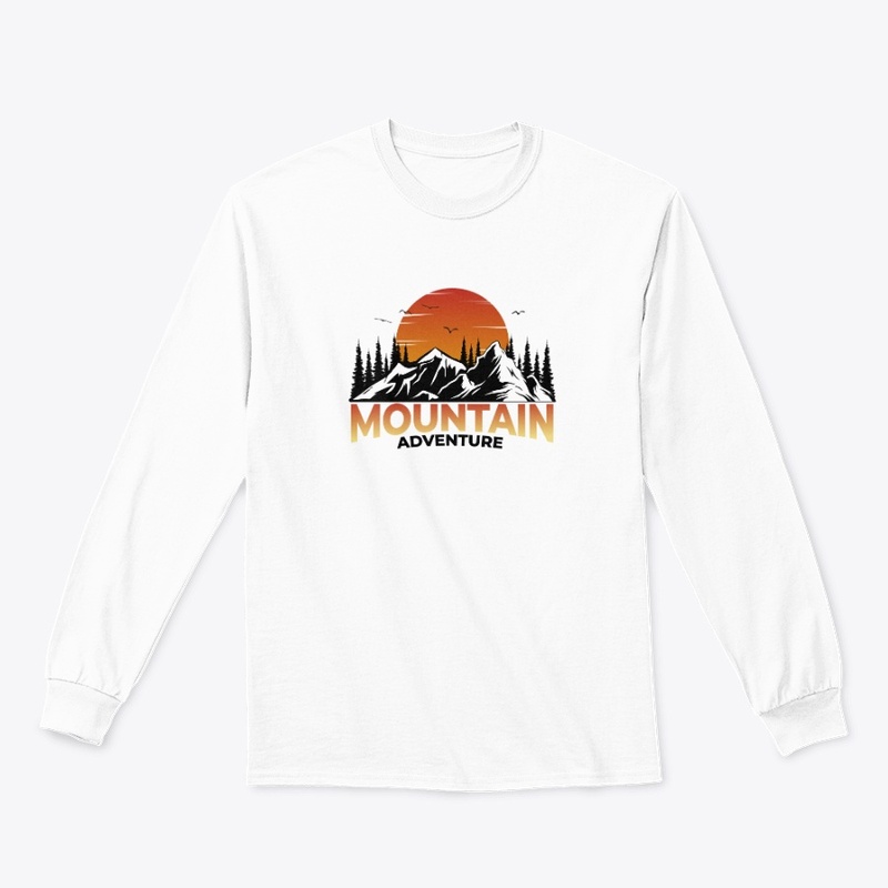 Mountain pine tree adventure sunset 