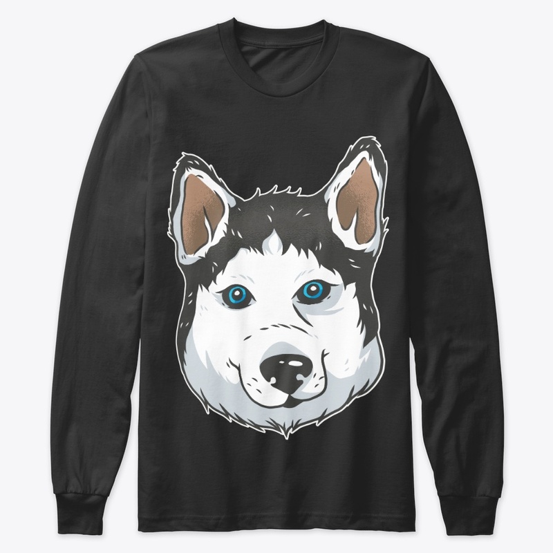 Lovely Husky Face For Dog Lover