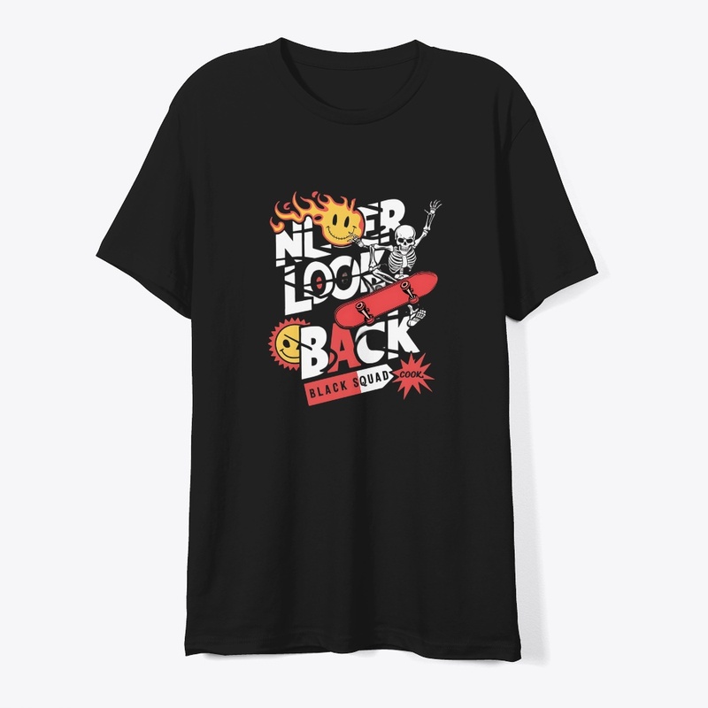 Look back t-shirt design 
