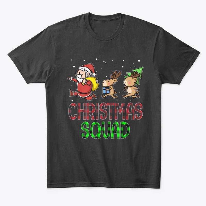 Funny Christmas Squad Santa Reindeer Kid