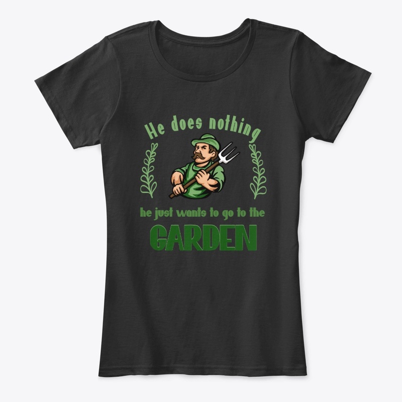 Gardener just wants to go to the garden.
