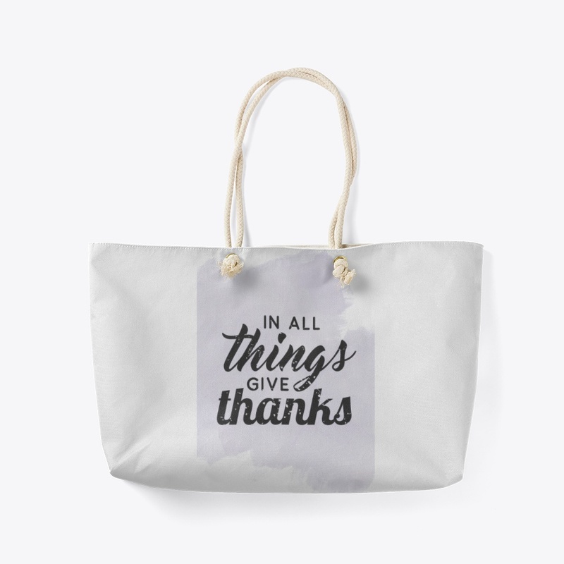 In All Things Gives Thanks