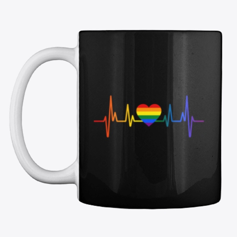 LGBT Gay Pride Heartbeat
