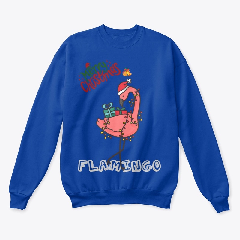 Christmas Flamingo Graphic | Made in USA