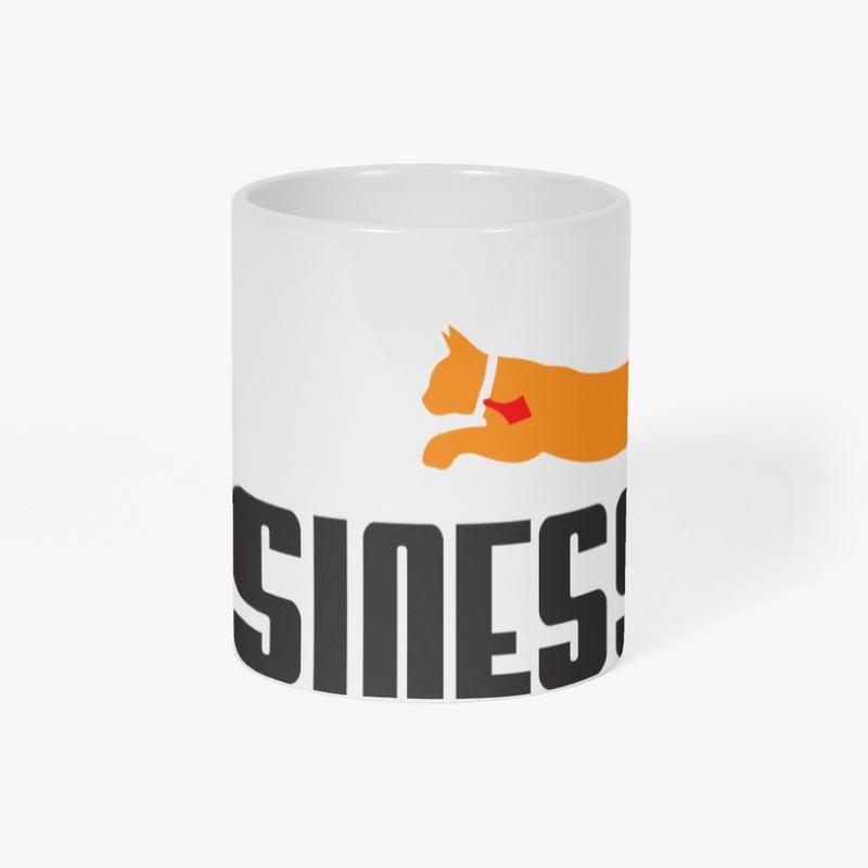 Business Cat Jumping