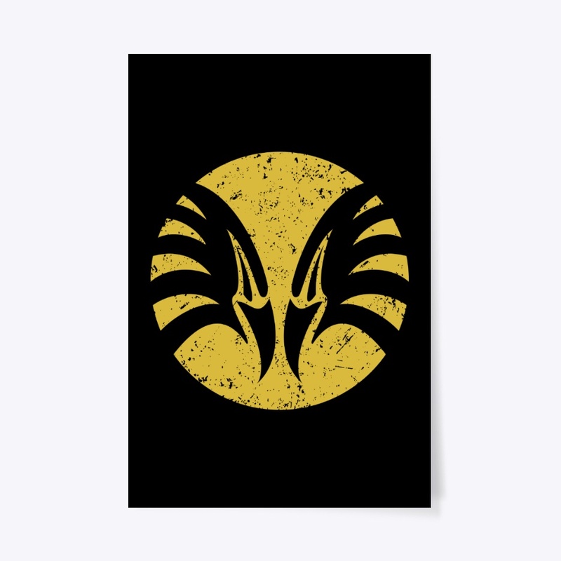 Eagle Heads, yellow circle