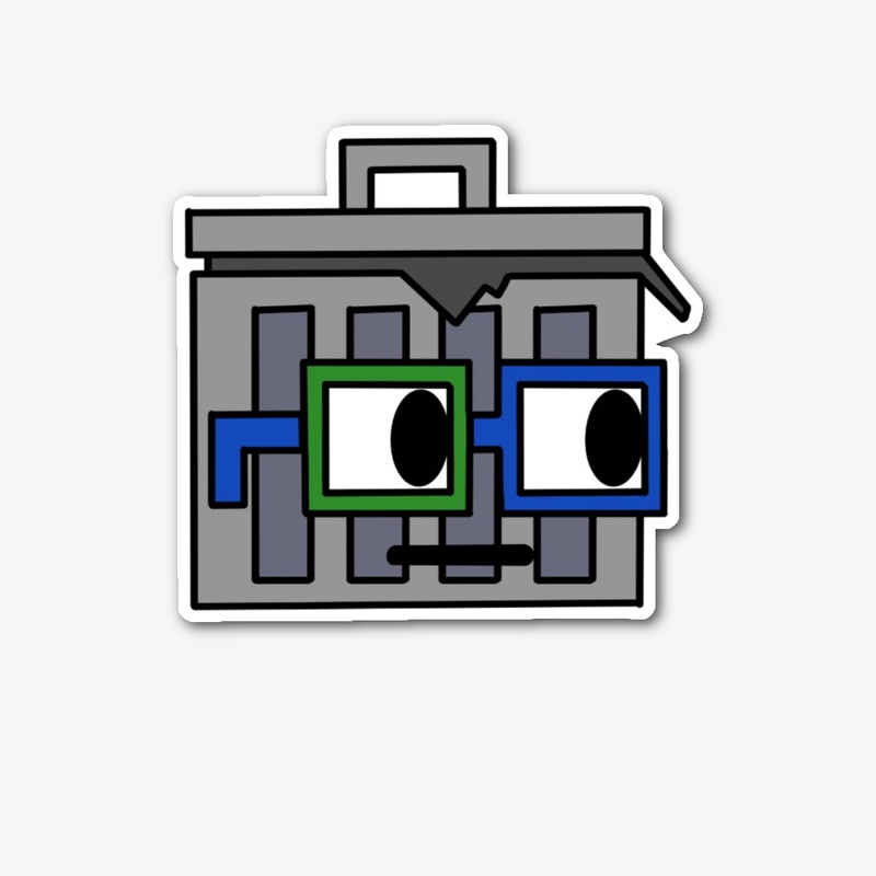 Trash Can Noundles Sticker