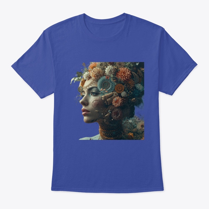 Surreal Floral Portrait with Steampunk