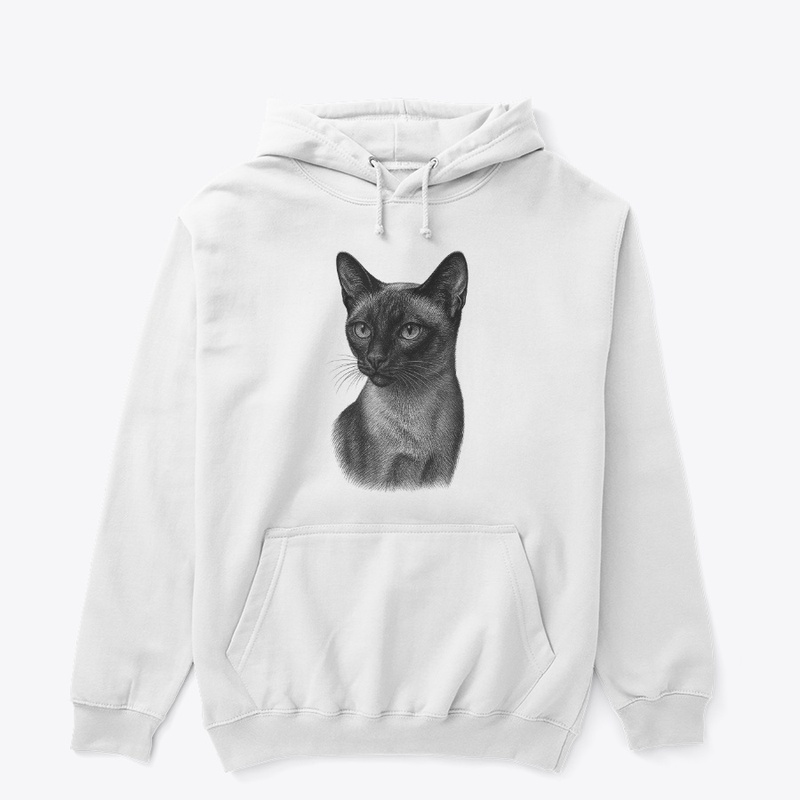 Chic Siamese Cat for Cat-Loving Girls