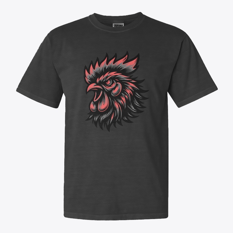Powerful Chicken Head Graphic