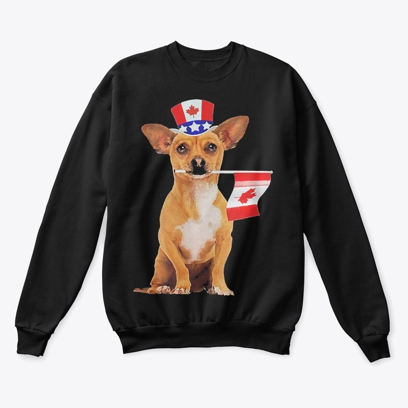 Canadian Flag Maple Leaf Chihuahua