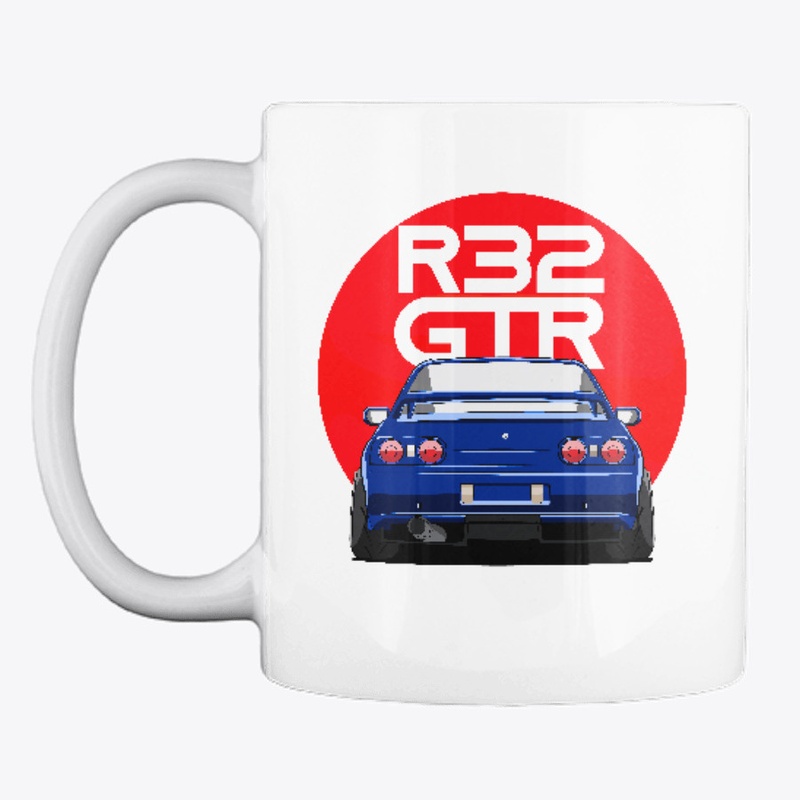 Blue JDM R32 Skyline