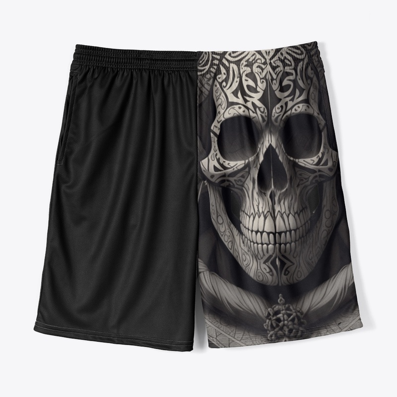Halloween Tribal Skull Design