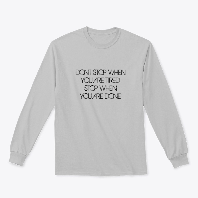 STOP WHEN YOU'RE DONE