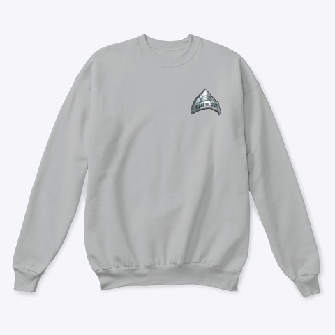 "Nice" Holiday Sweater Light Steel  Kaos Front