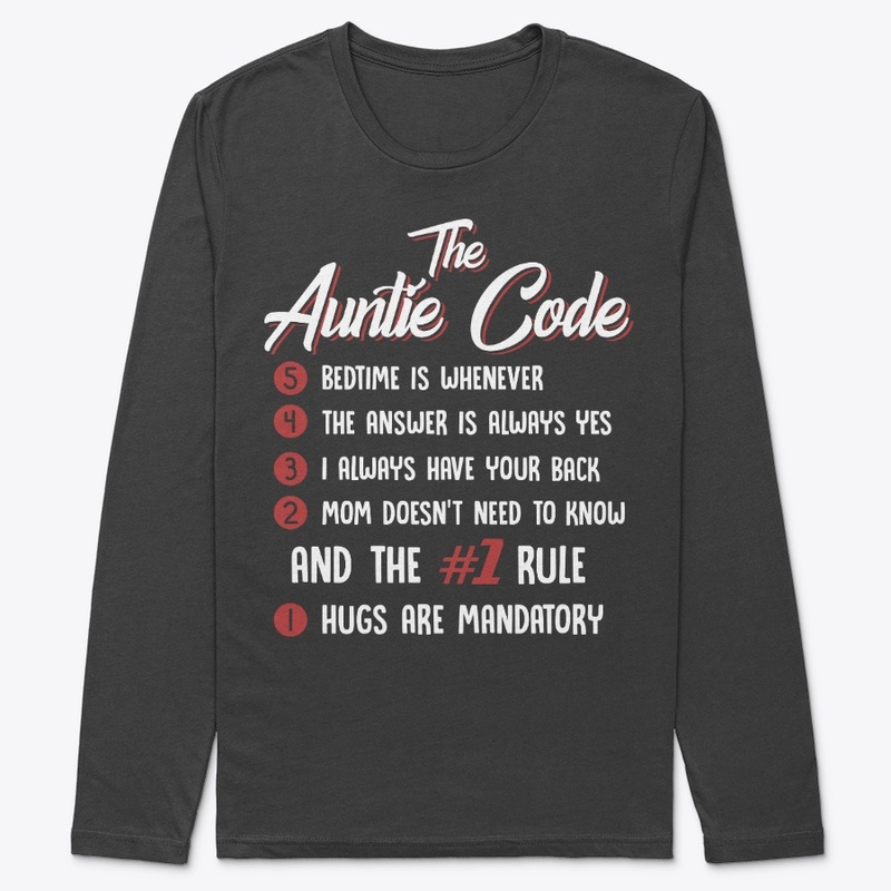 Funny Aunt Gift - The Auntie Code