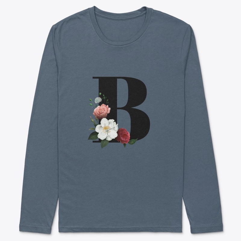 Floral Letter B