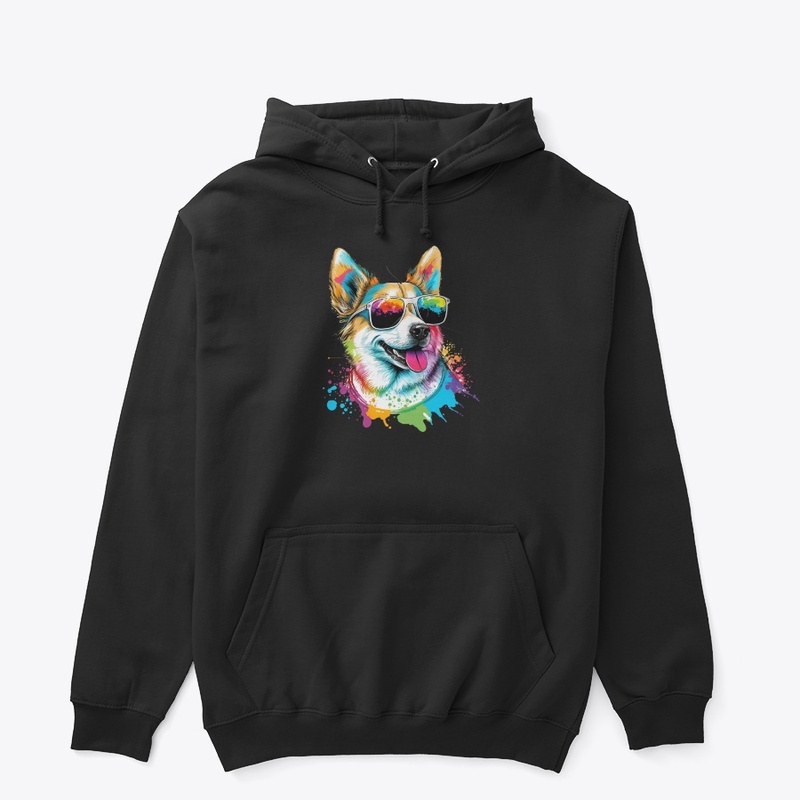 Happy Dog wearing Sunglass 2