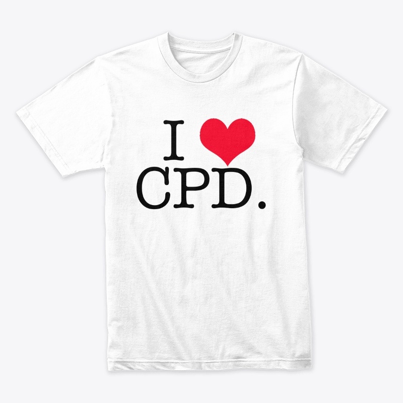 I love CPD - Red heart