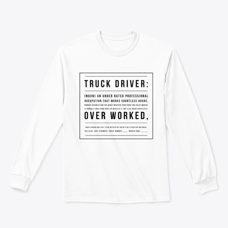 Real Definition of Truck Driver Shirt