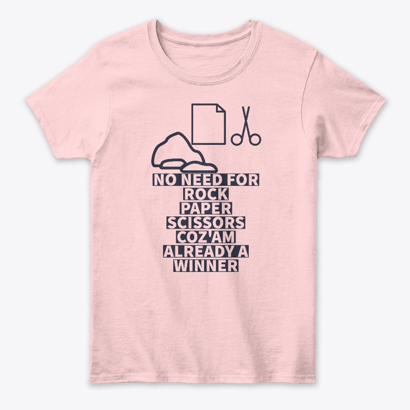 Womens Rock Paper Scissors T shirt 
