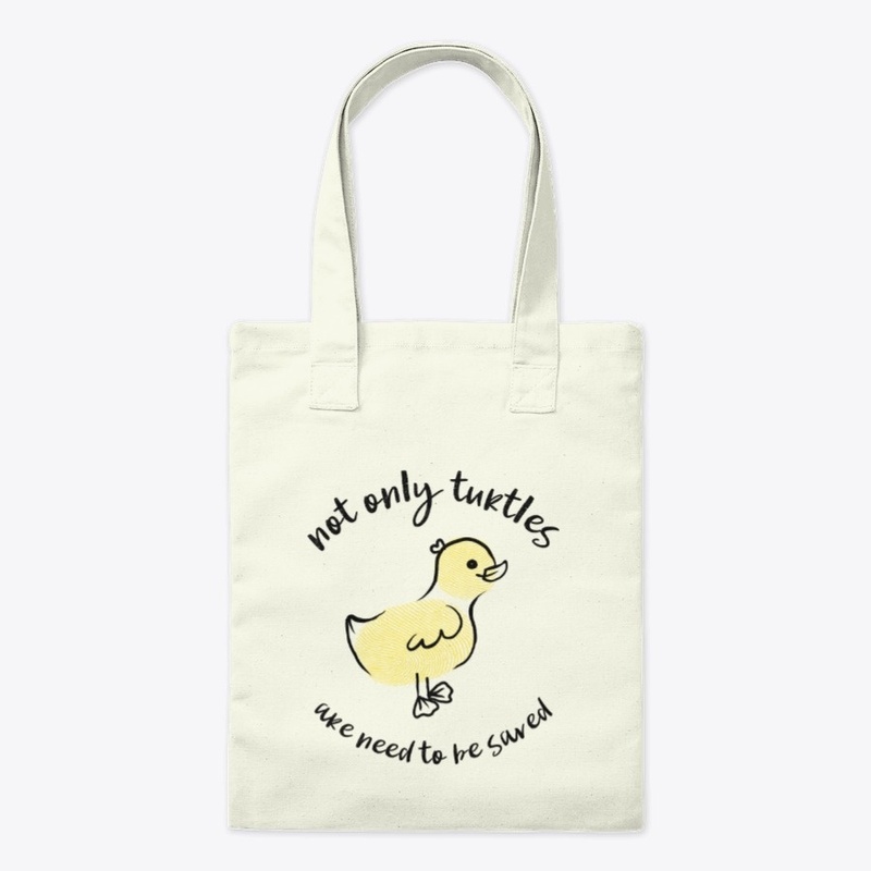 Not Only Turtles Vegan Tote Bag 