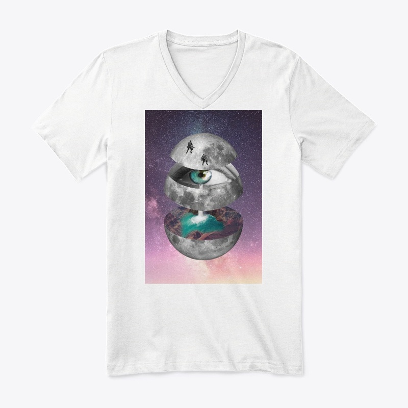 Surreal collage art Space