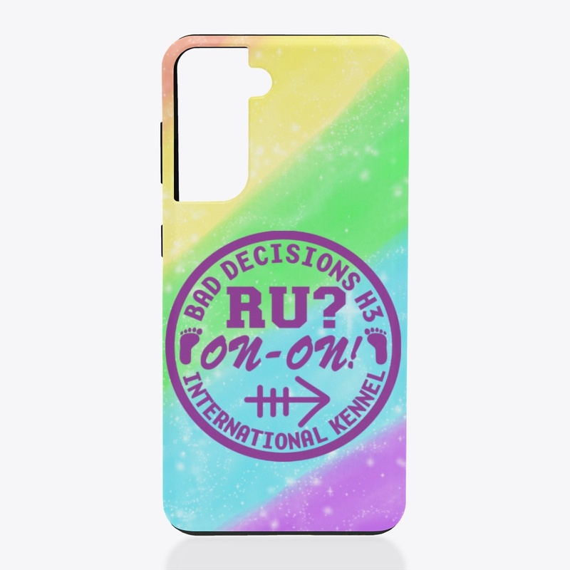 Pastel Rainbow Glitter Samsung Tough