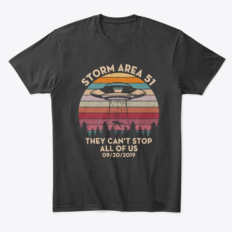 Storm Area 51 Funny Alien T-Shirt