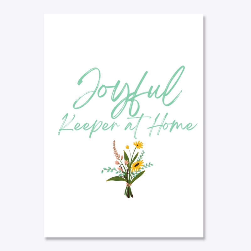 Joyful Keeper at Home Sticker