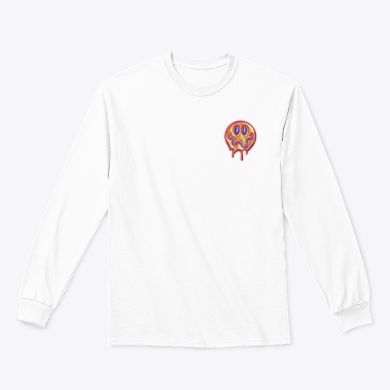Trippy Smiley Face Print