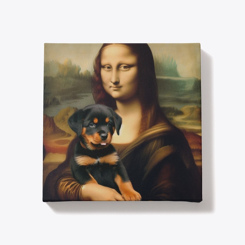 Rottweiler Puppy & Monalisa
