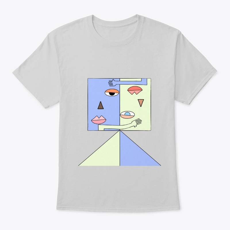 Friendship Abstract Art T-Shirt and Mug