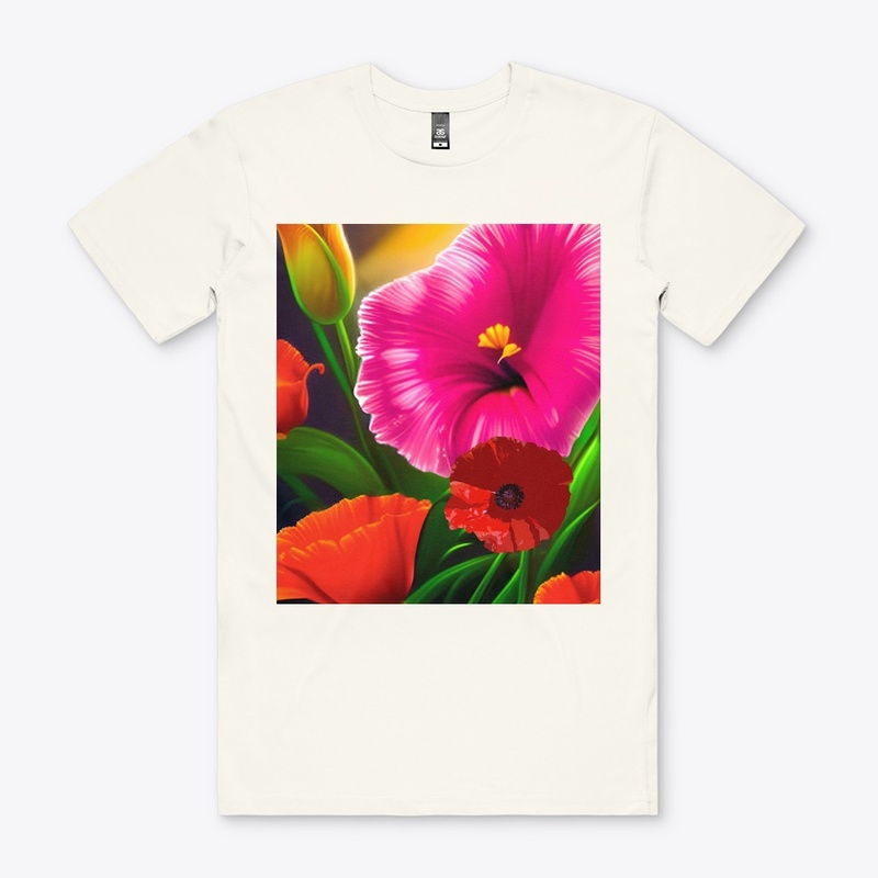 Gladiolus And Poppies