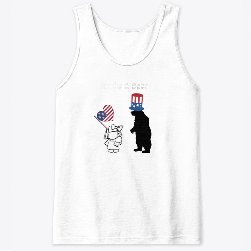 Masha & Bear Happy Independence day Tee!
