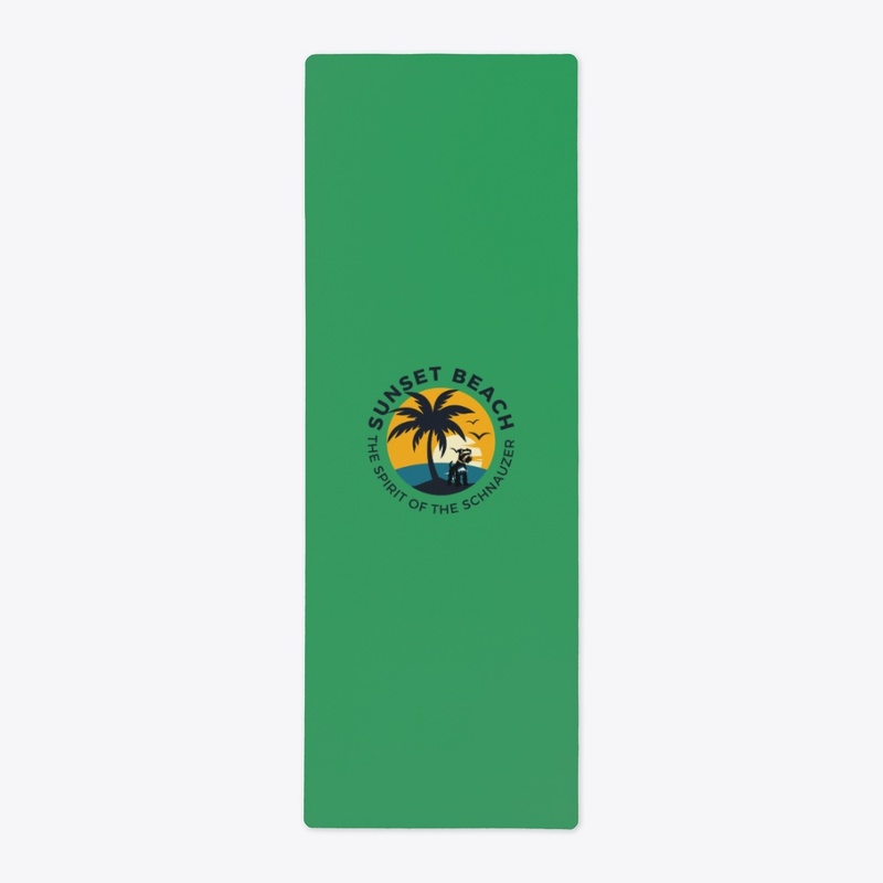 Sunset Beach Schnauzer Spirit Yoga Mat