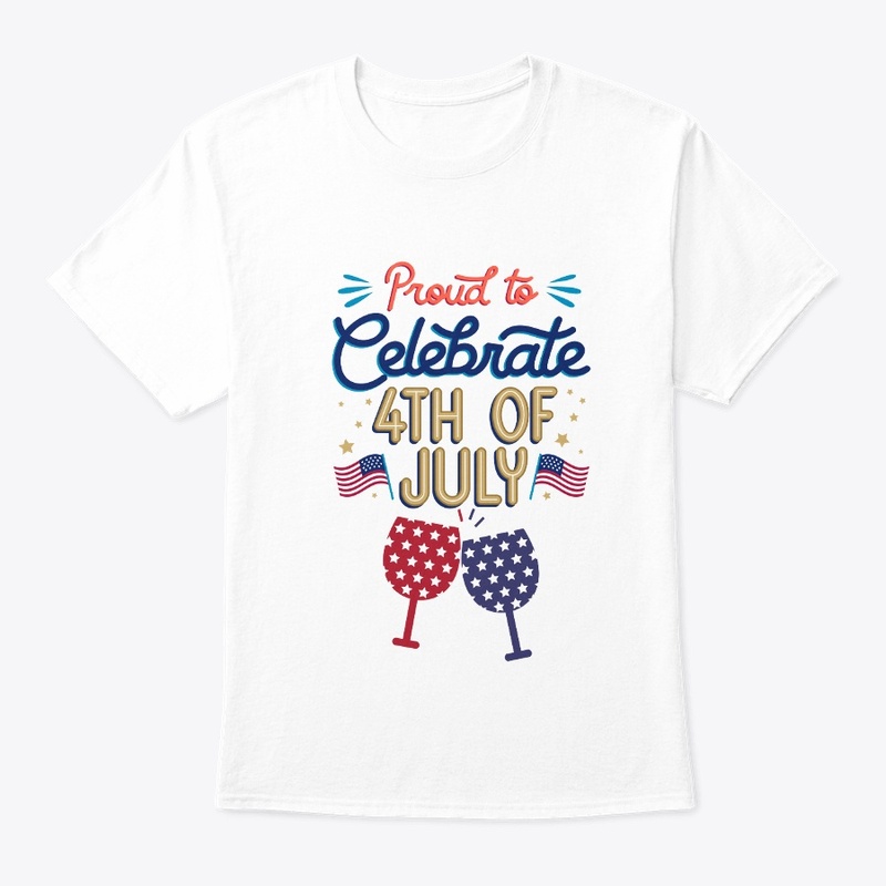 Let's Celebrate 4th of July Graphic.