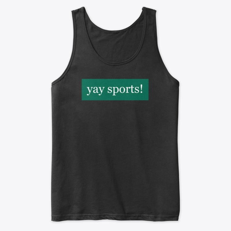 Yay Sports Written in White on Green
