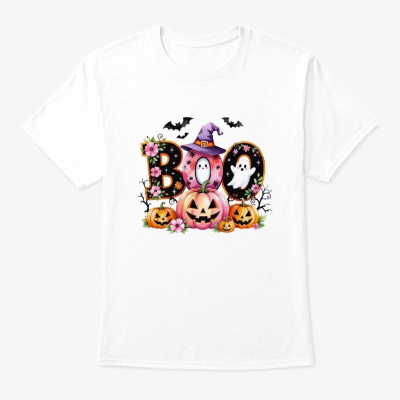 BOO Halloween Ghost Design