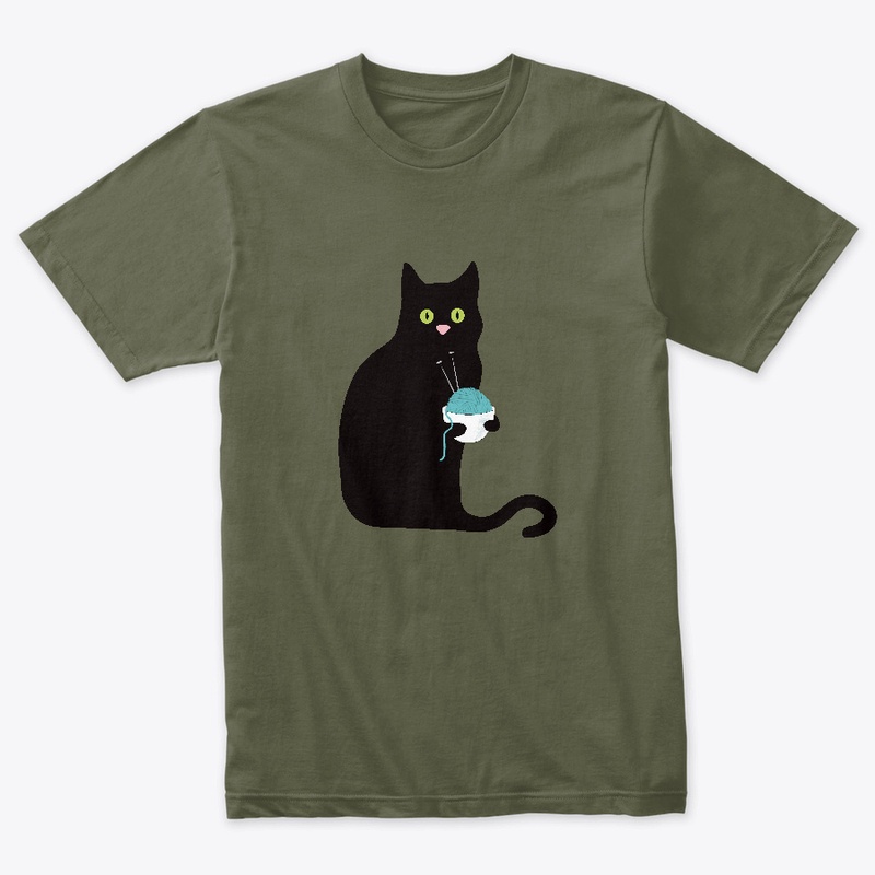 Knitting Ramen Kitty