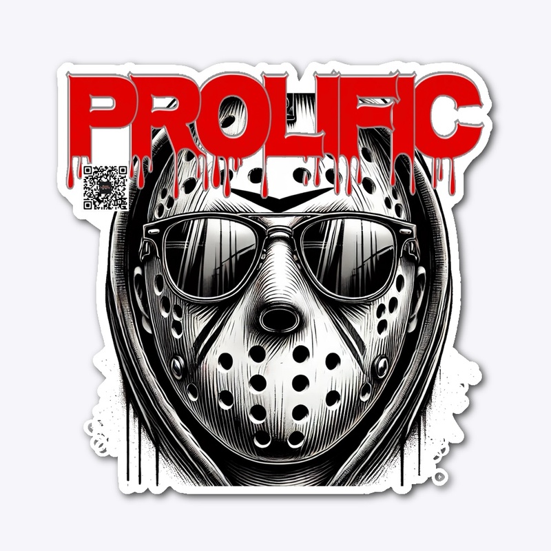 PROLIFIC DRIP LOGO - SKI MASK STICKER