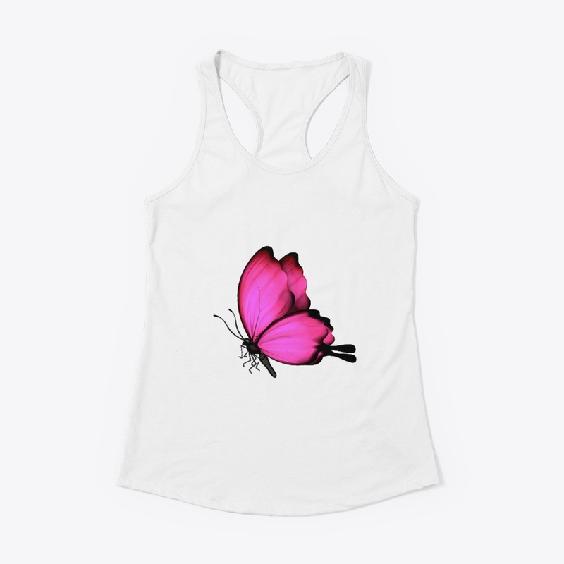 butterfly print T-shirt 