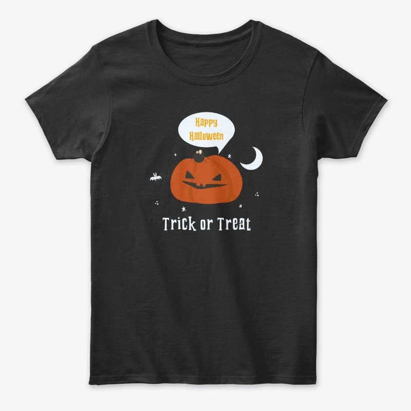 Orange pumpkin - Happy Halloween Design 