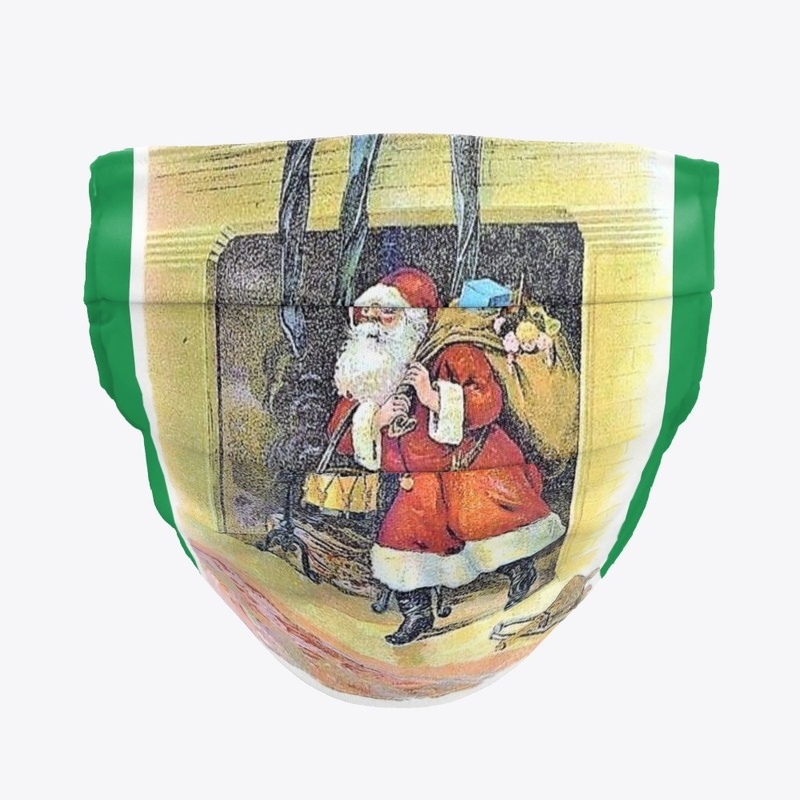 Vintage Santa, arriving