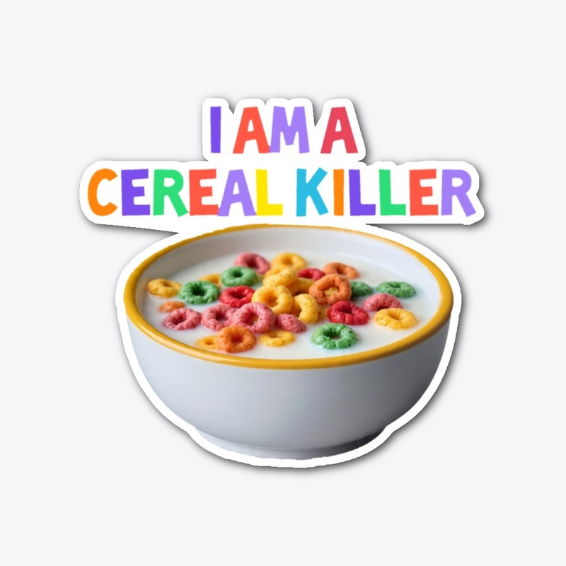 I Am a Cereal Killer Tee 🍽️