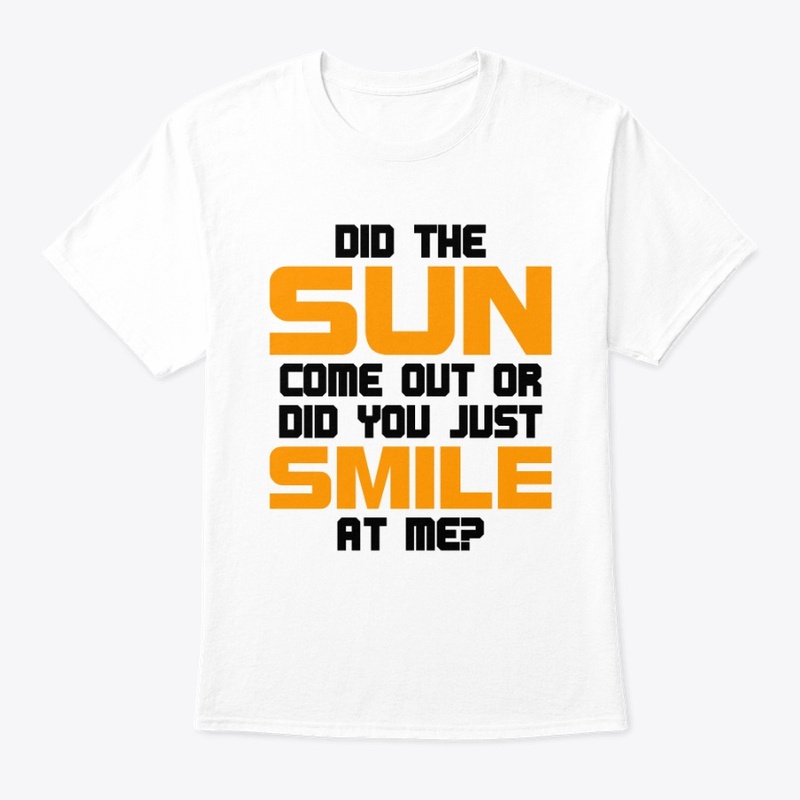 Did the sun just come out?