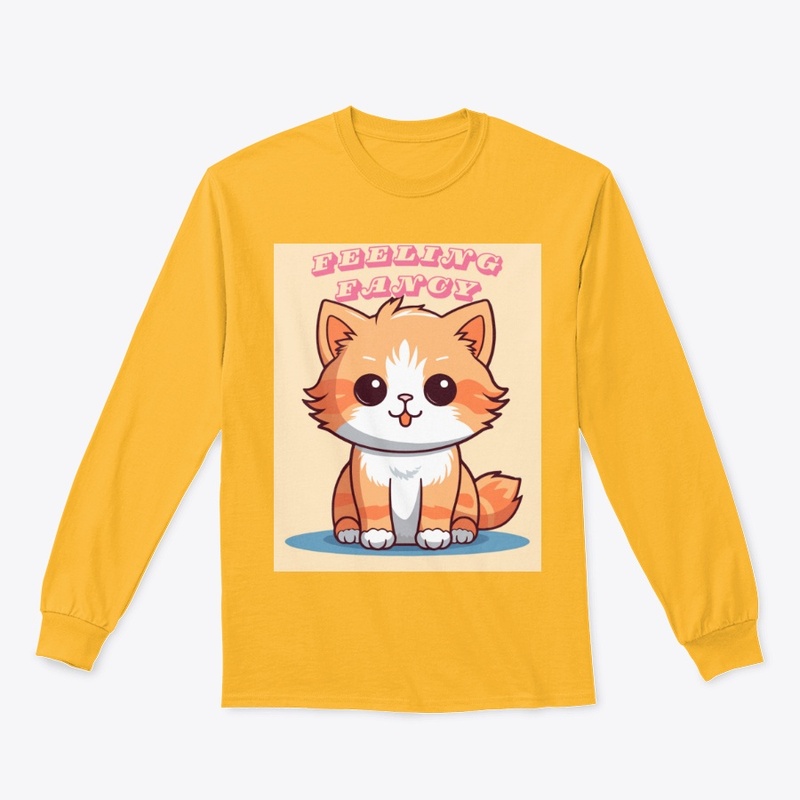 Feeling Fancy Cute Cat – Adorable Kawaii